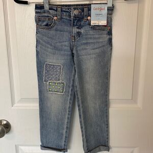 NWT- Cat & Jack- girls girlfriend jeans- Size 4